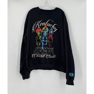 Kentucky Derby 2023 Homme + Femme Black Graphic Sweatshirt Sz XL